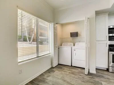 Laundry area with full-size washer and dryer